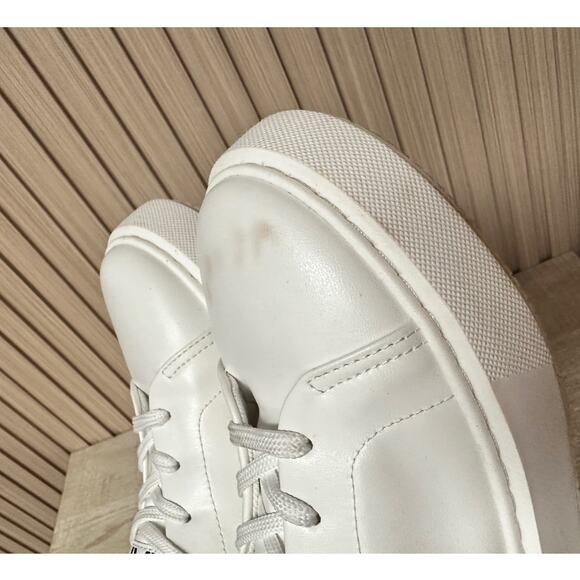 GANNI Women's Logo-Patch Low-Top White Sneakers Size IT 37/ 7 US - Picture 13 of 16